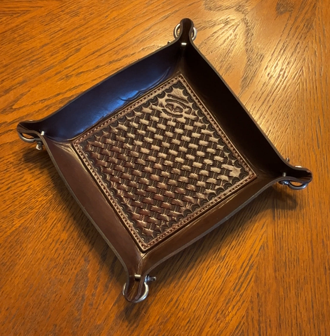 Steve Grady Leather Valet Tray