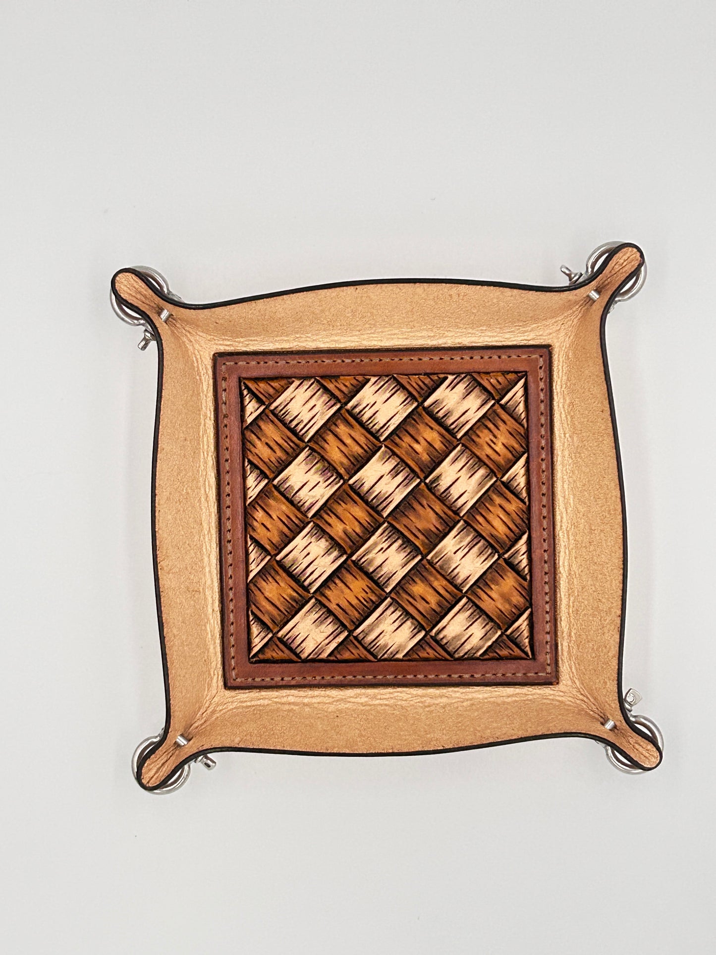 Steve Grady Leather Valet Tray