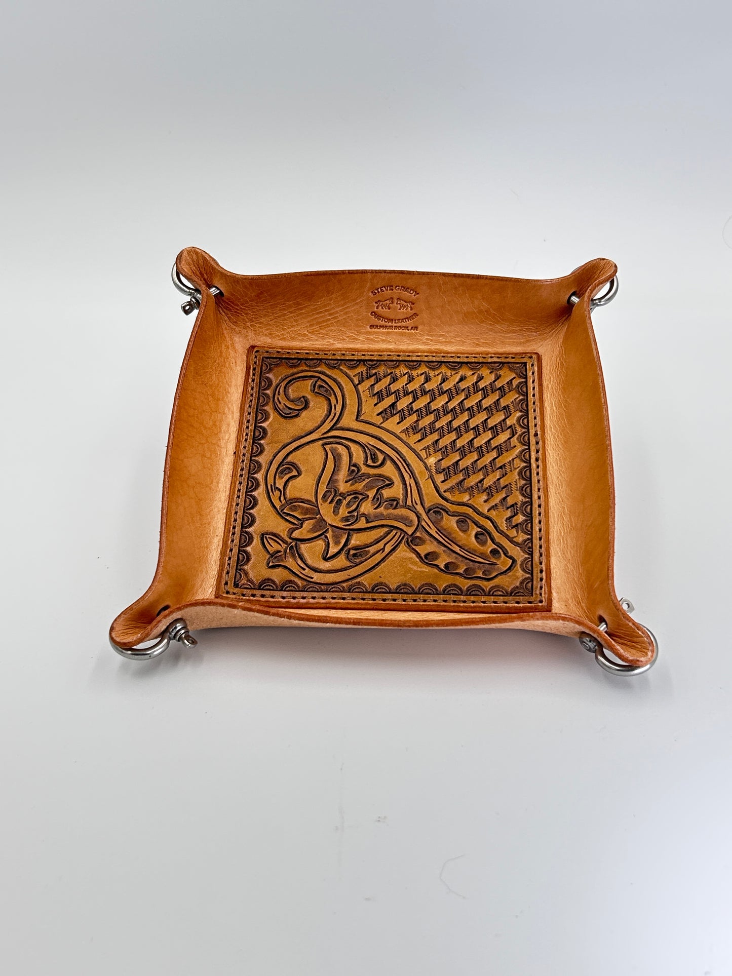 Steve Grady Leather Valet Tray