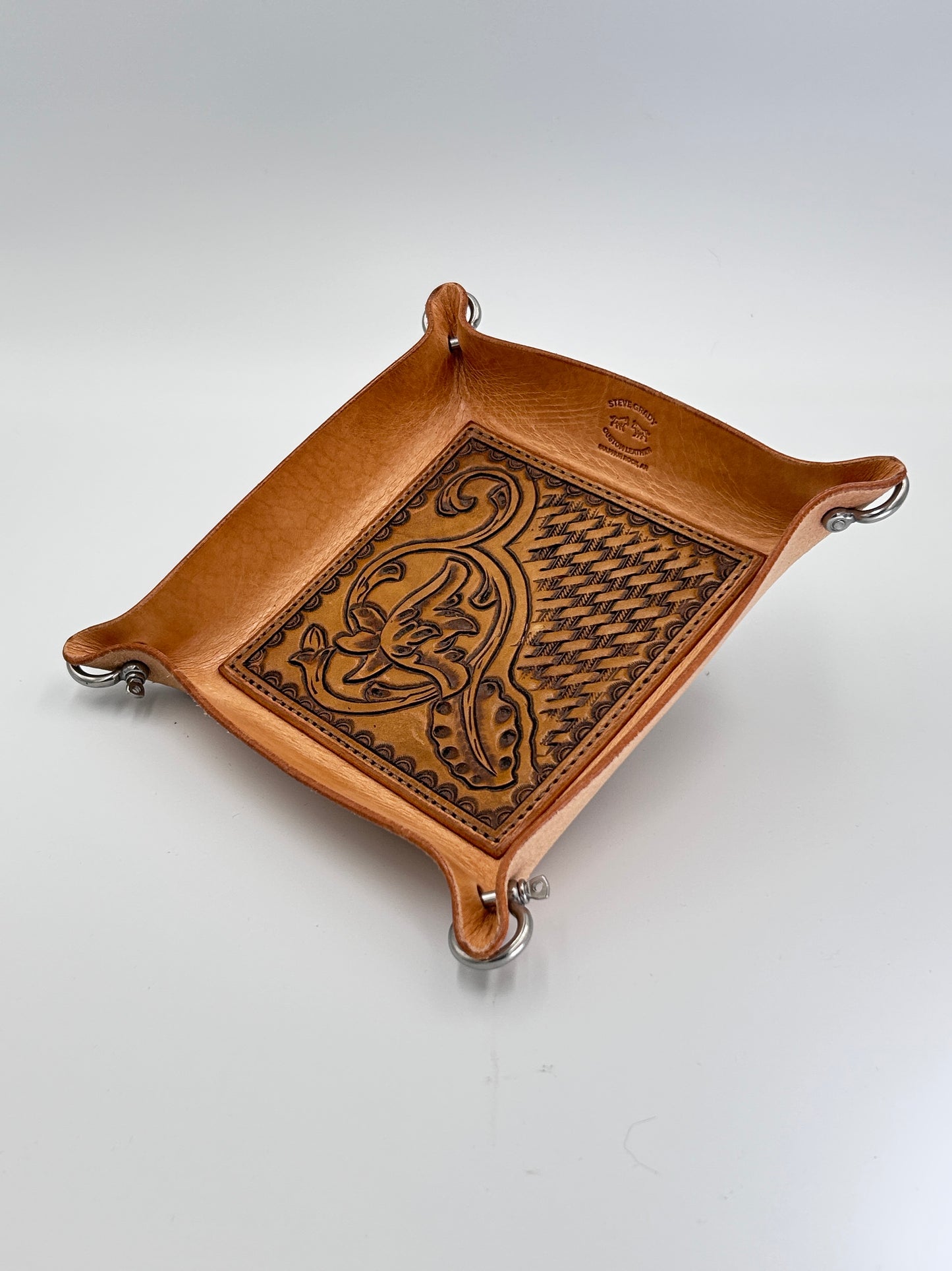 Steve Grady Leather Valet Tray
