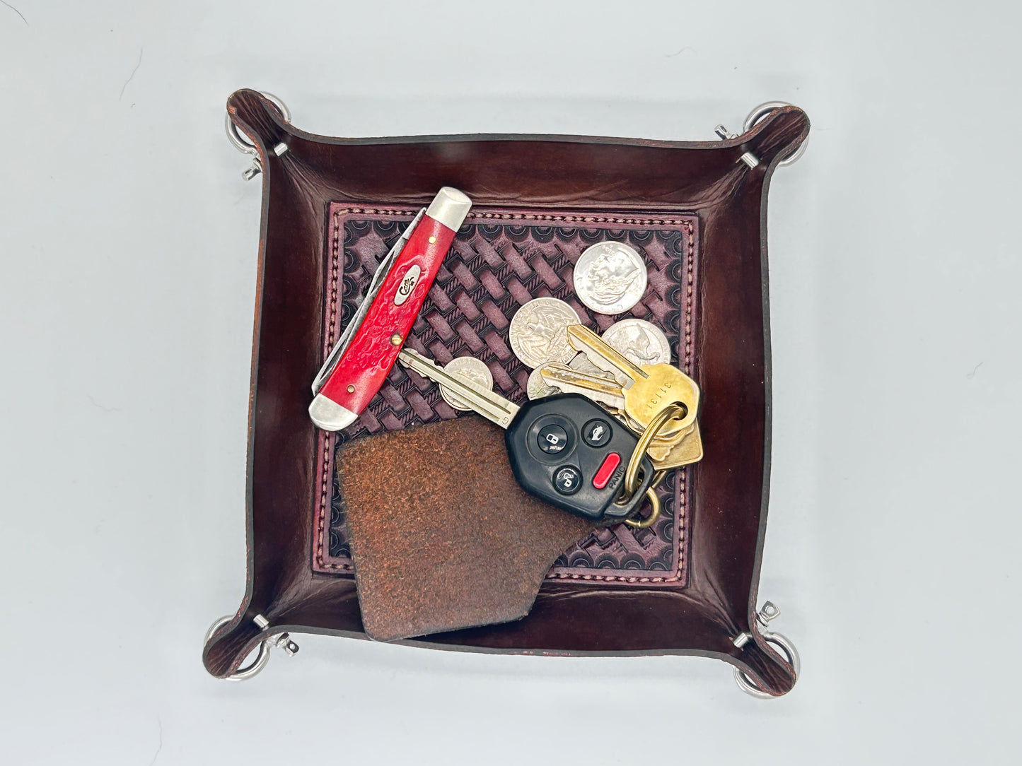 Steve Grady Leather Valet Tray