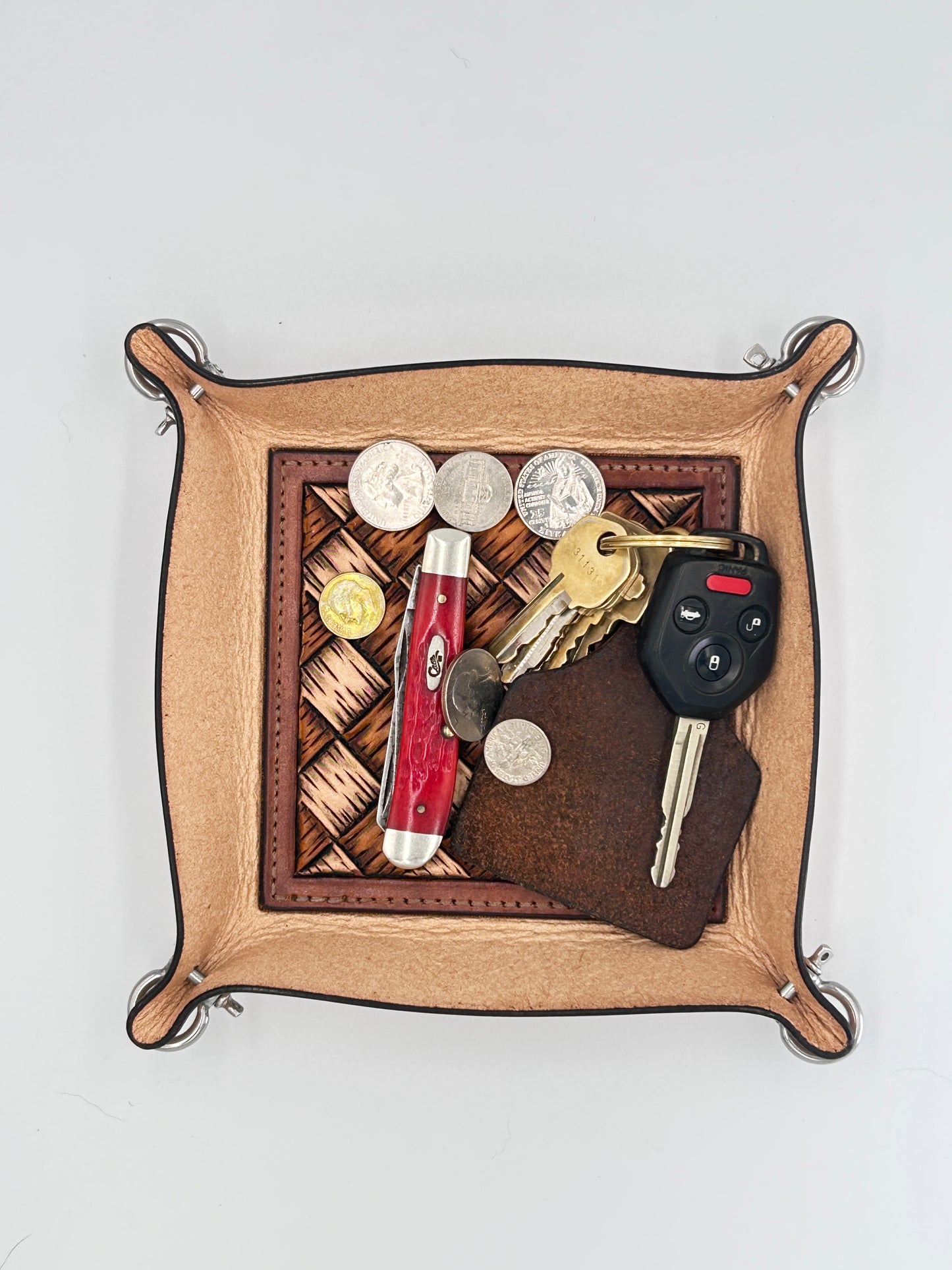 Steve Grady Leather Valet Tray