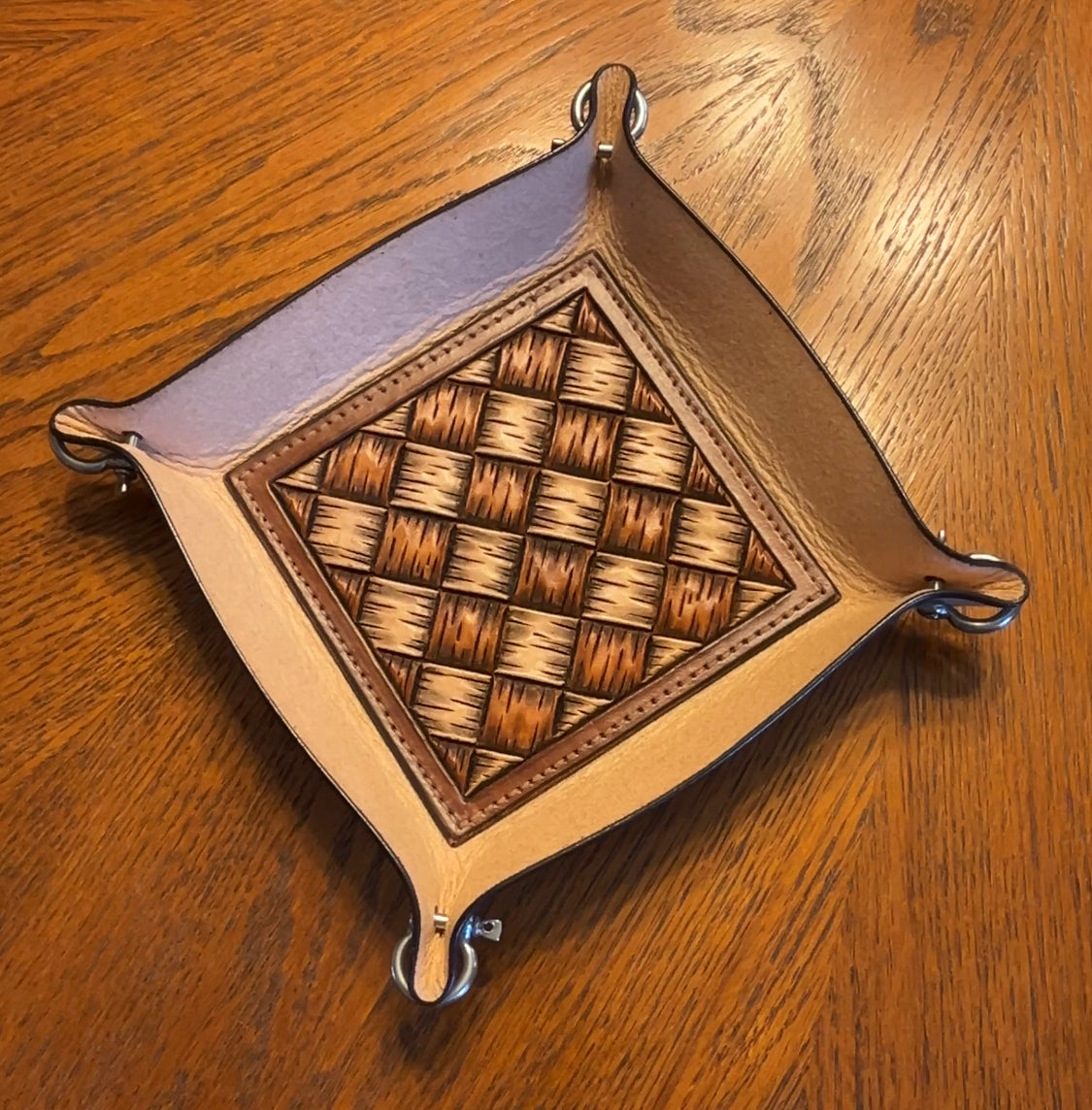 Steve Grady Leather Valet Tray