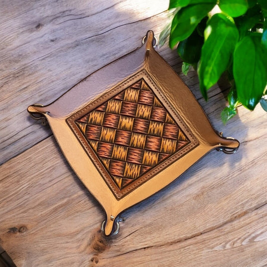 Steve Grady Leather Valet Tray