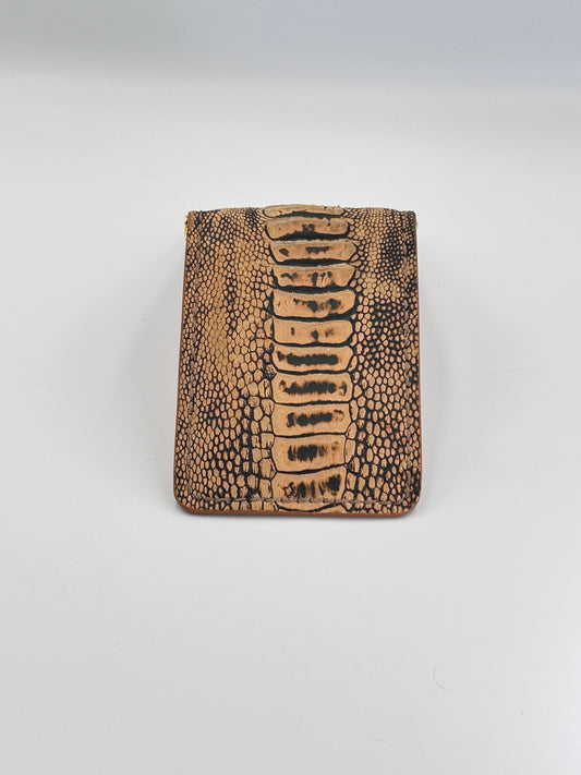 Money Clipper Wallet (OSTRICH SHIN)
