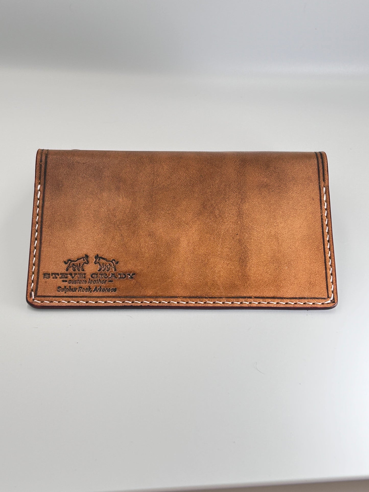 Tooled Checkbook Cover