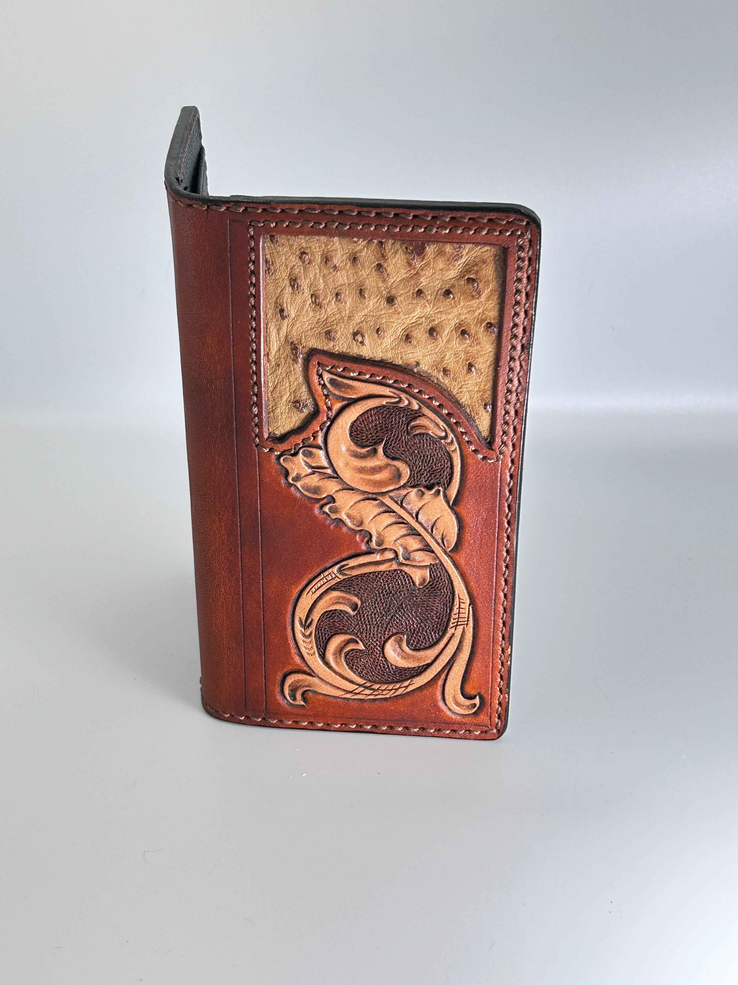 Roper Wallet/Long Wallet – Steve Grady Custom Leather