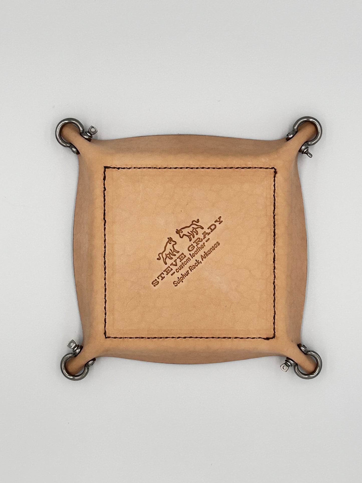 Steve Grady Leather Valet Tray