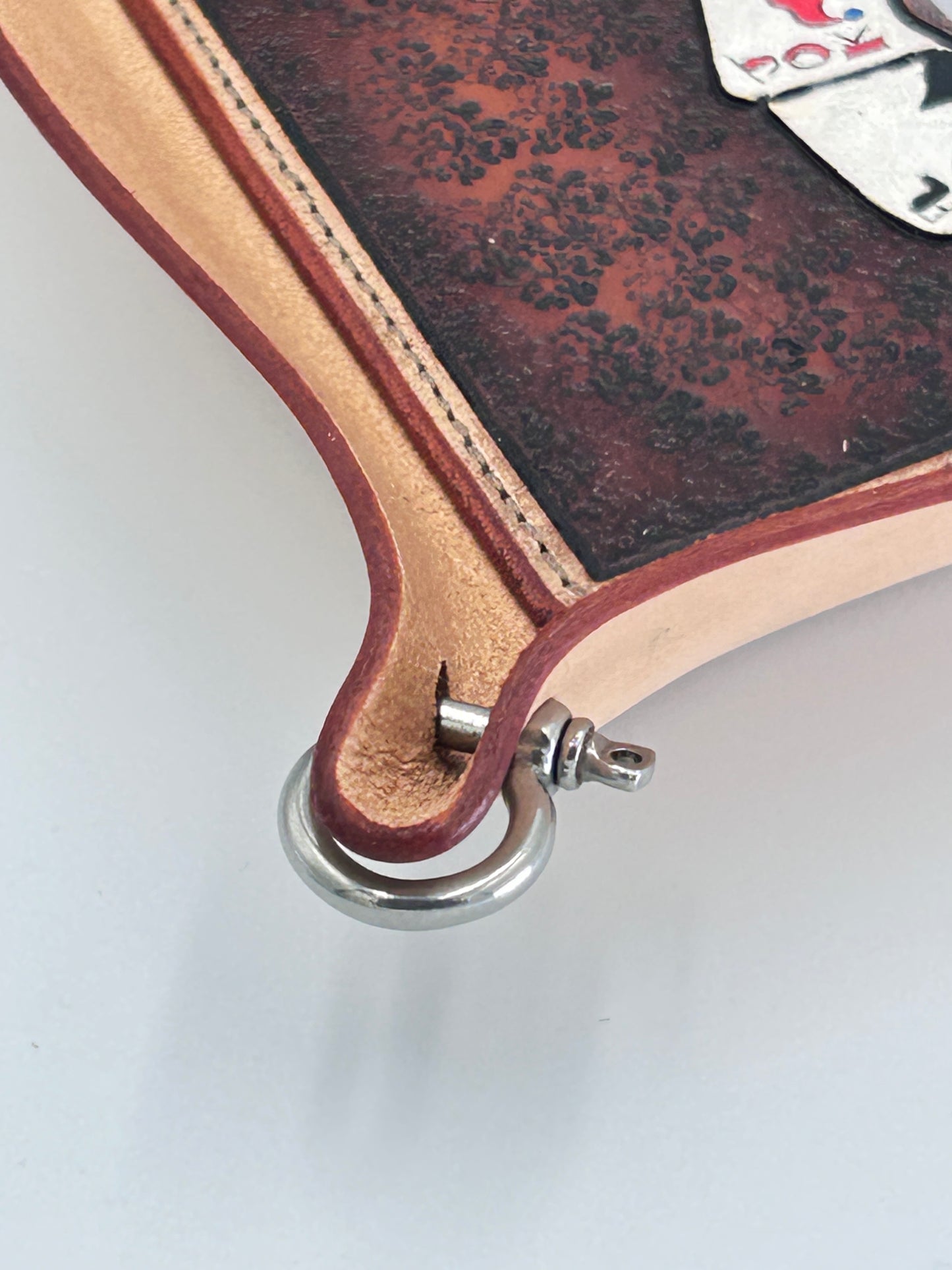 Steve Grady Leather tooled valet tray