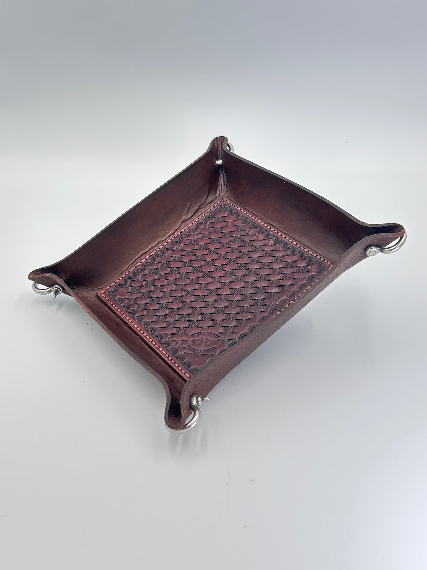 Steve Grady Leather Valet Tray