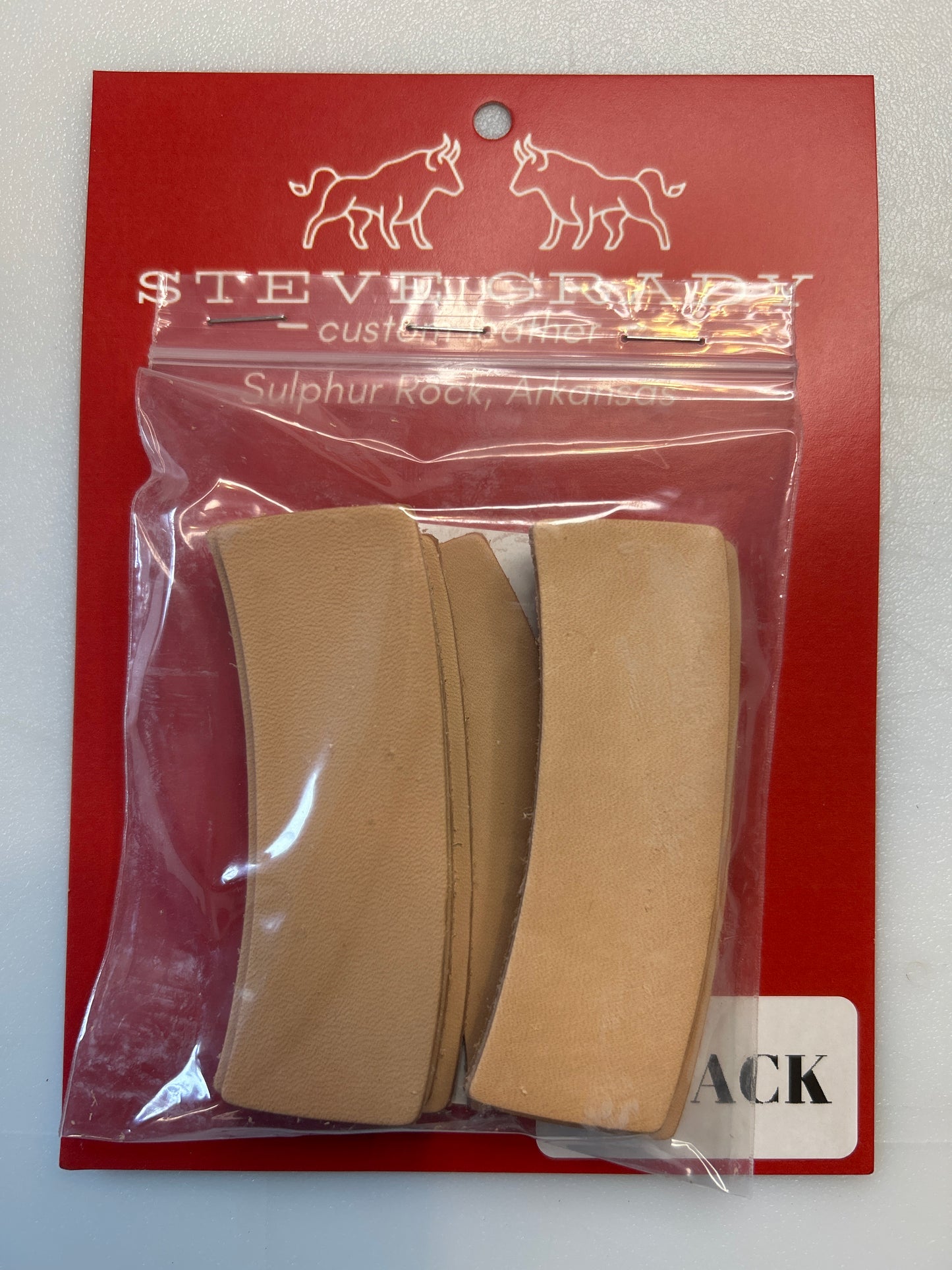Medium leather hair clip blank (10 pack)