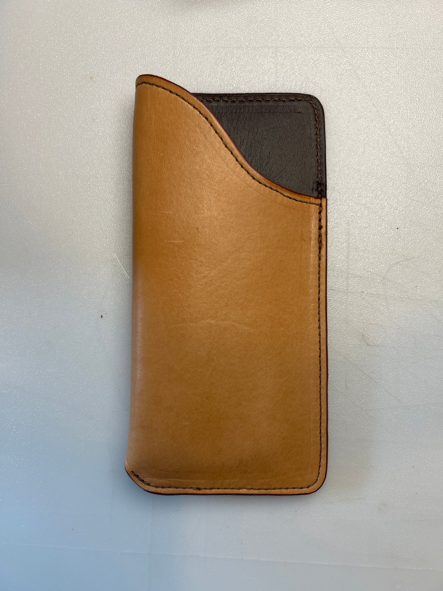 Leather eyeglass slip