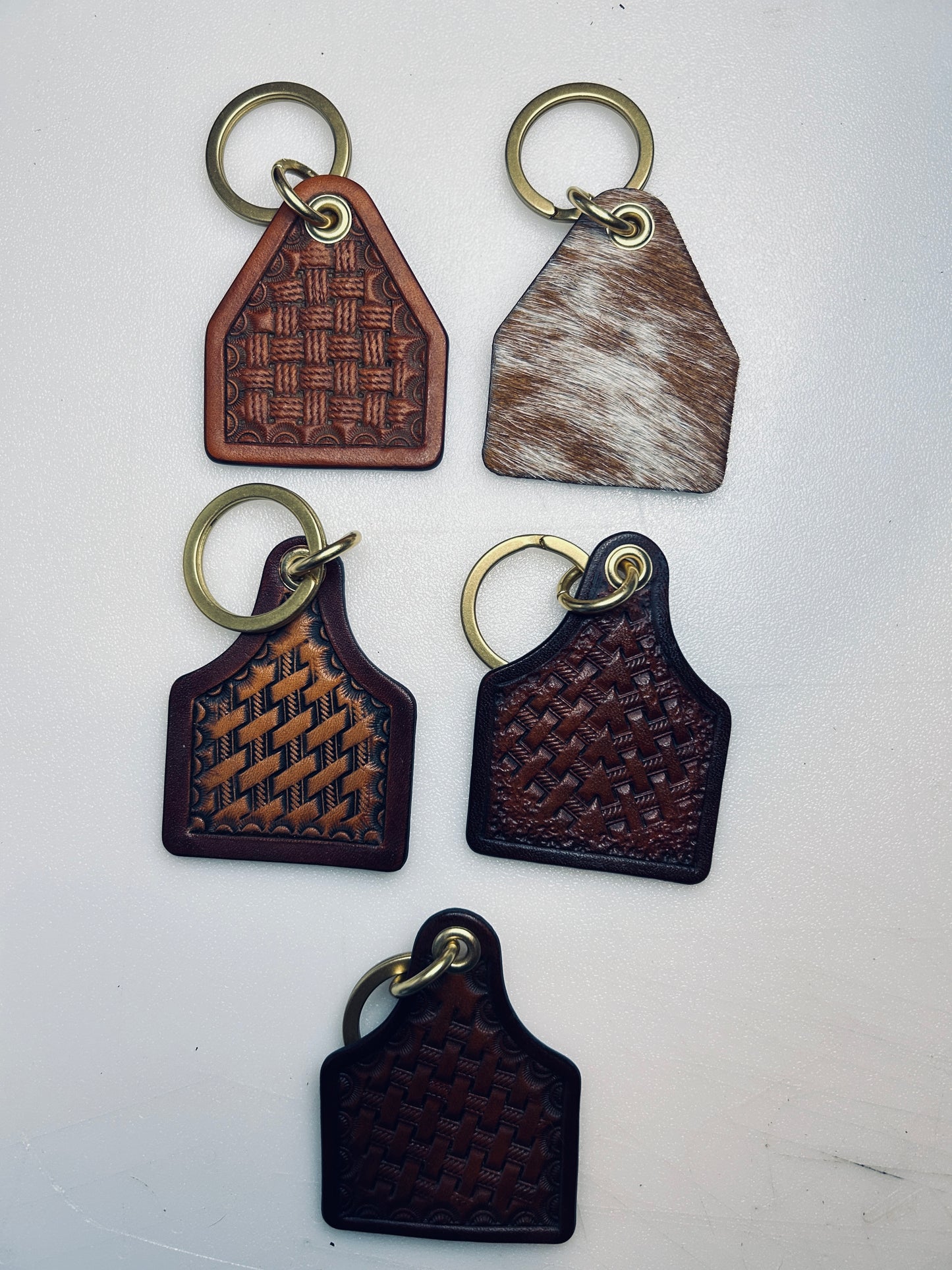 Leather keychain (small)