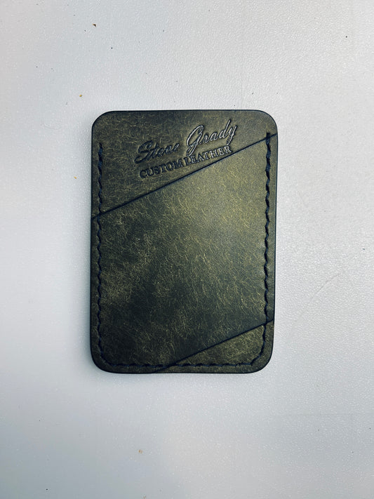 Italian leather card/cash wallet